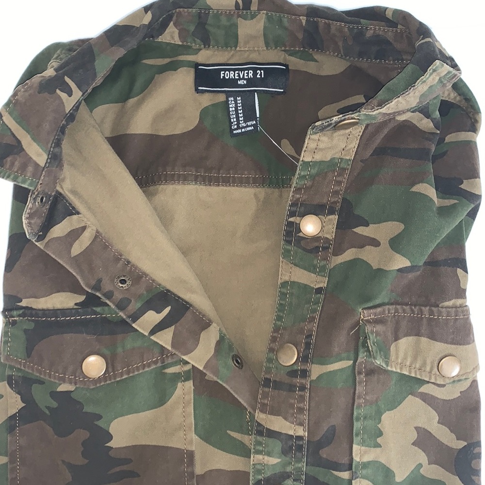 forever 21 camo jacket